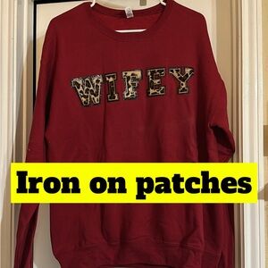 Gildan Red Wifey Sweatshirt